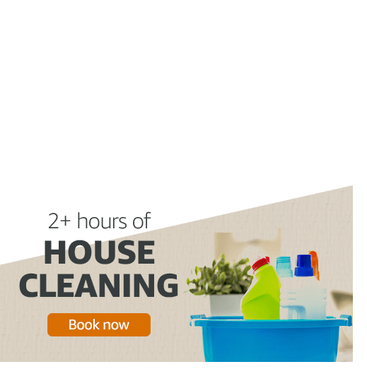 Book a house cleaner for 2 or more hours on Amazon
